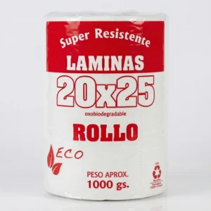 Lamina Cristal 20x25 x 1000 GRS Rollo
